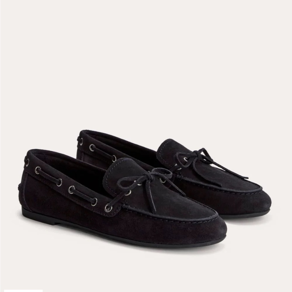 Everlane Shoes 7 Boat Shoe Navy Suede